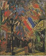 Vincent Van Gogh The 14th July in Paris USA oil painting artist